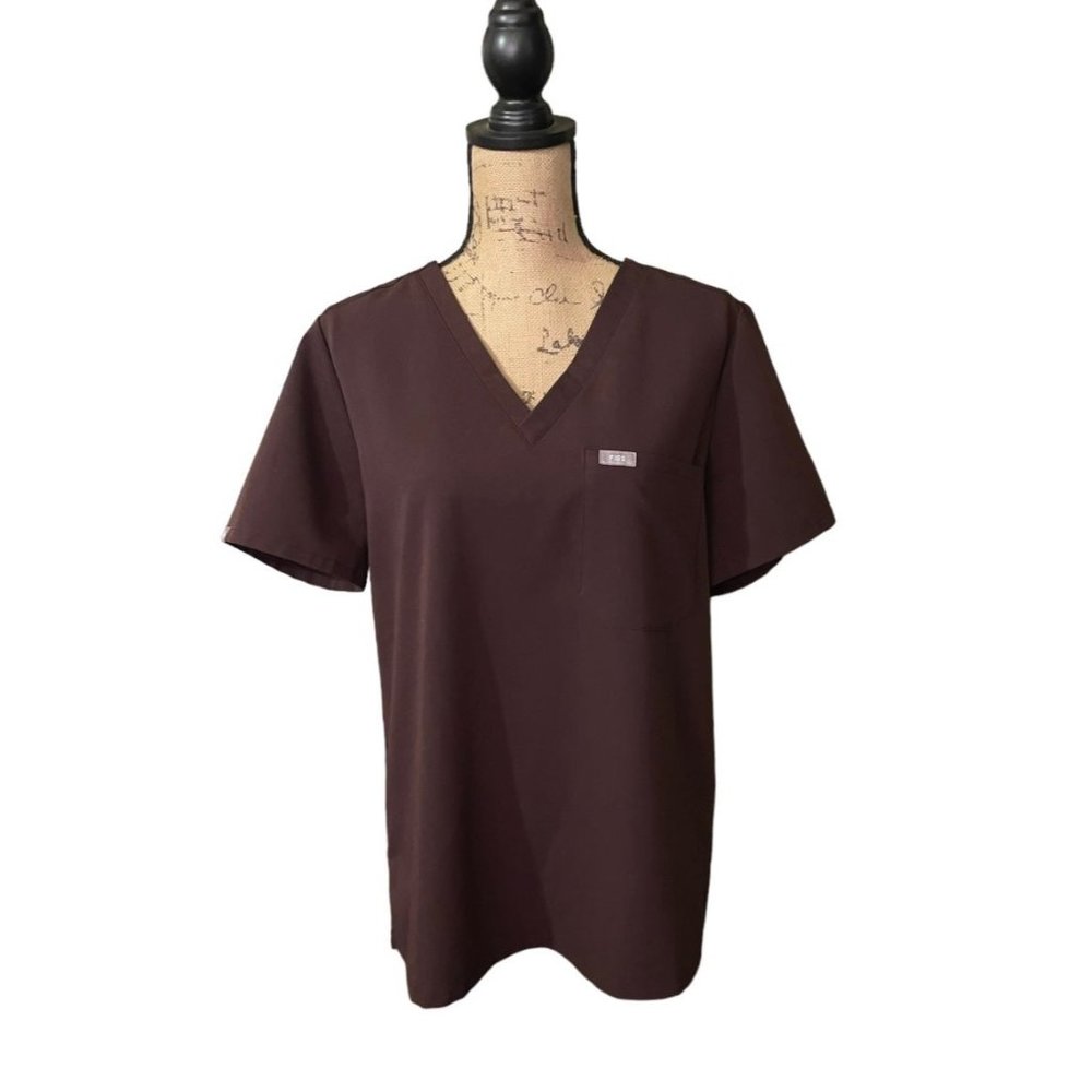 Figs Women's Top in Dark Brown